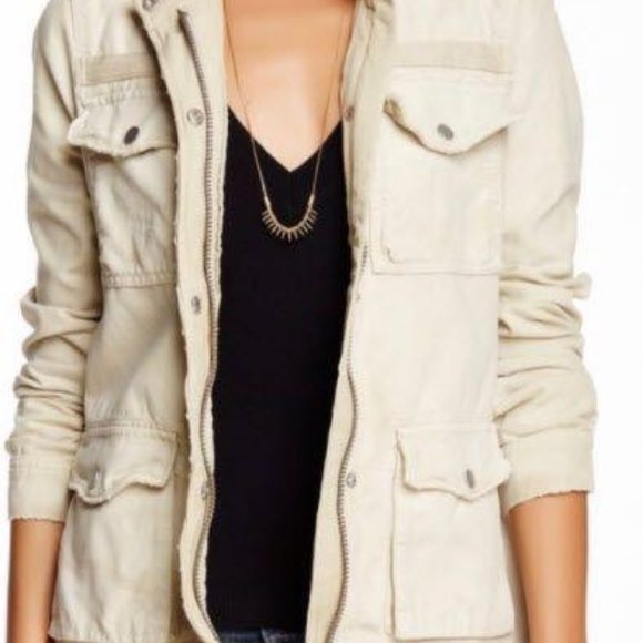 Free People Jackets & Blazers - Free People military inspired cargo jacket